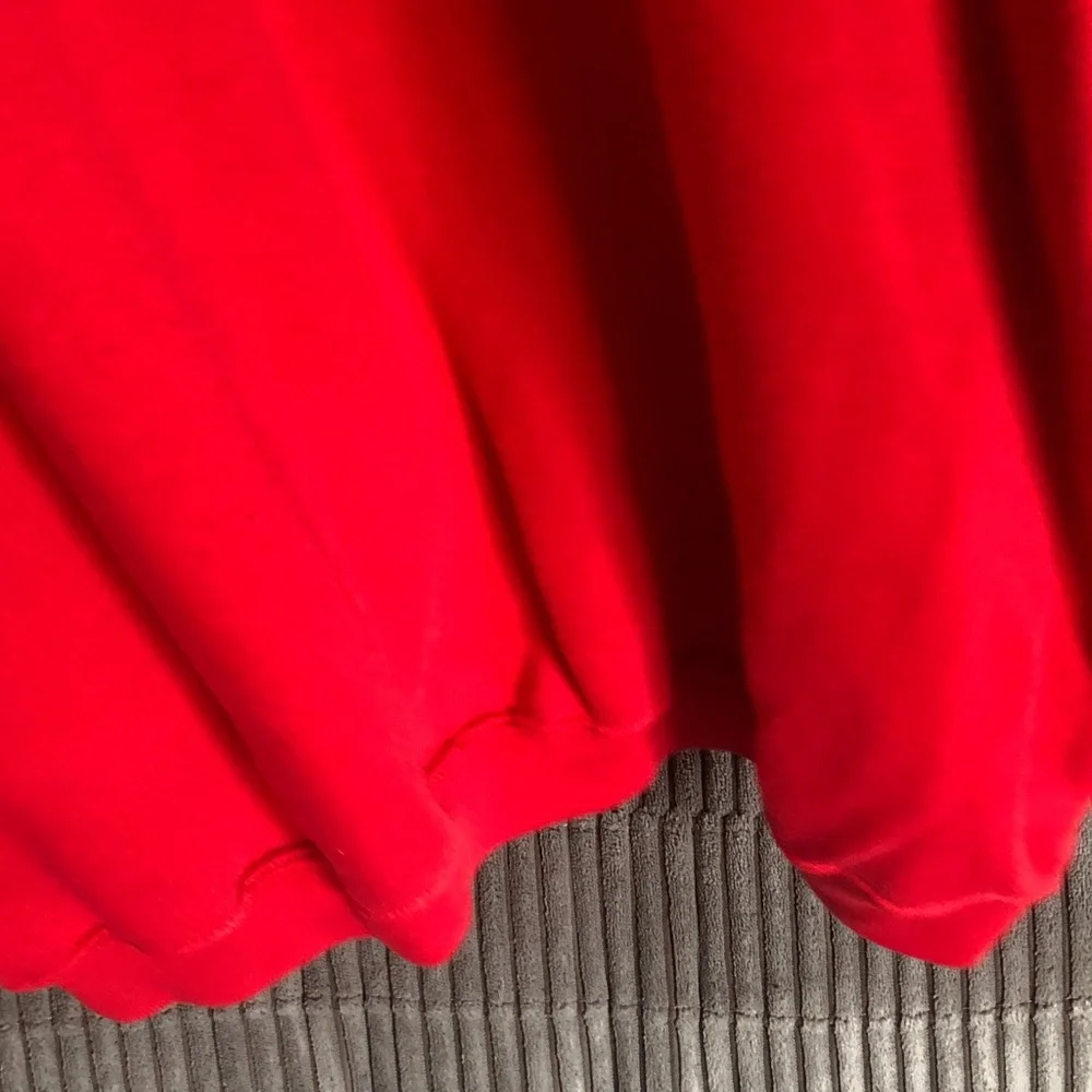Men’s Red Polo-Style Top